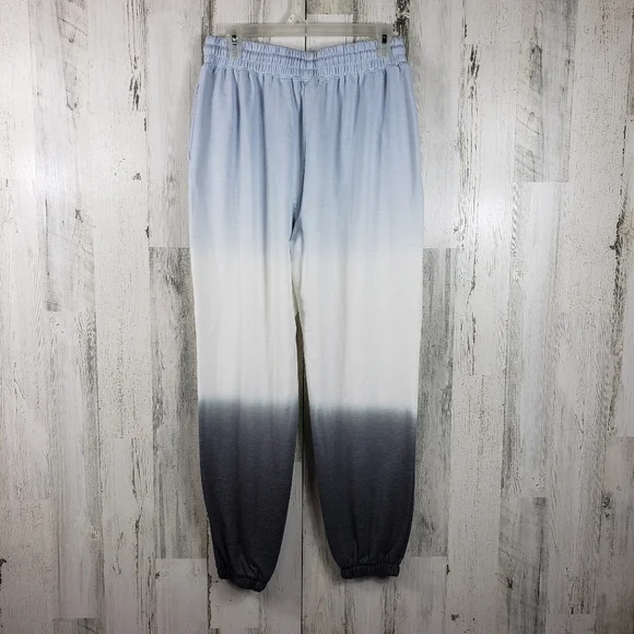 Knox rose blue, white, gray tie dye soft light weight joggers women's size Large - Picture 4 of 9